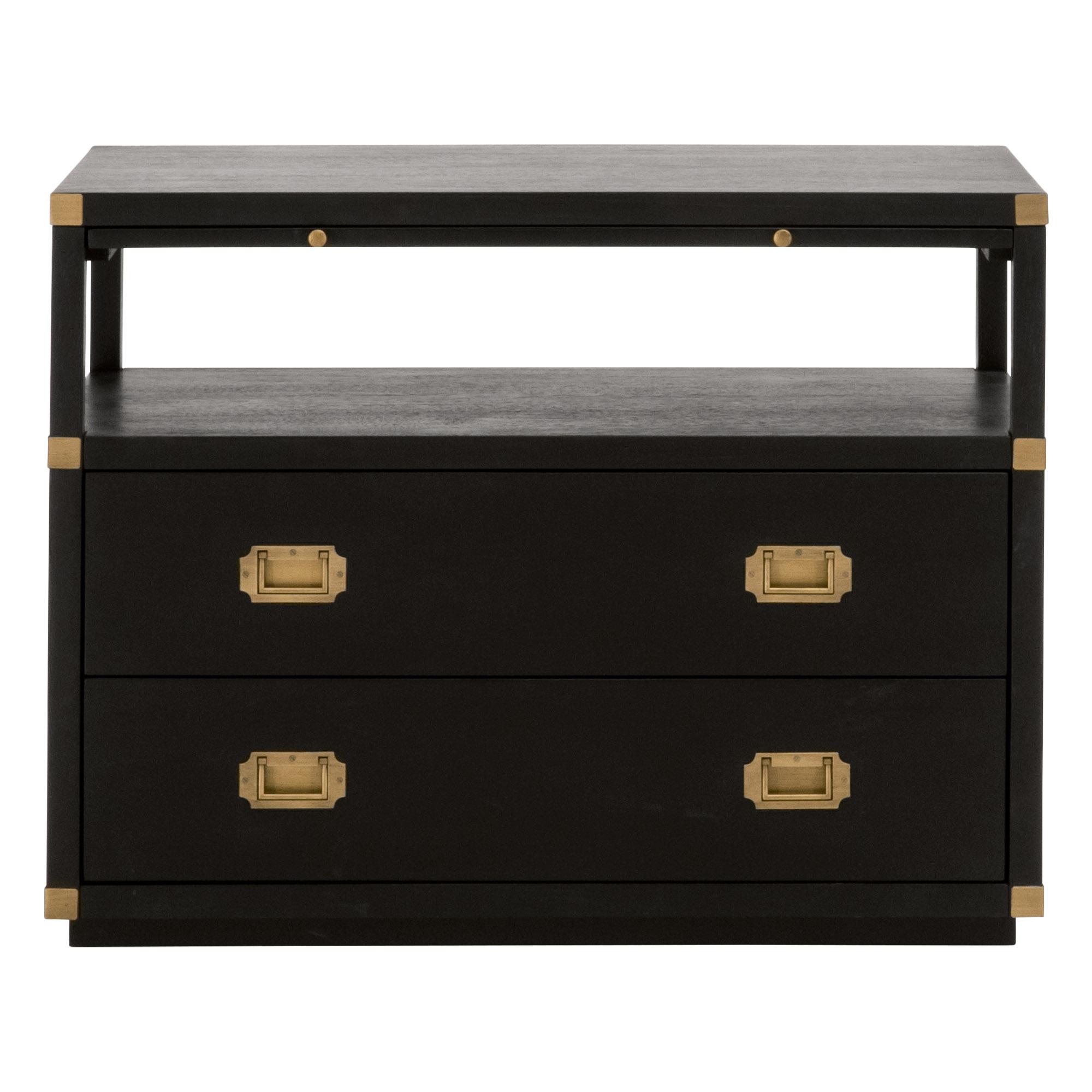 Black and gold night stands discount